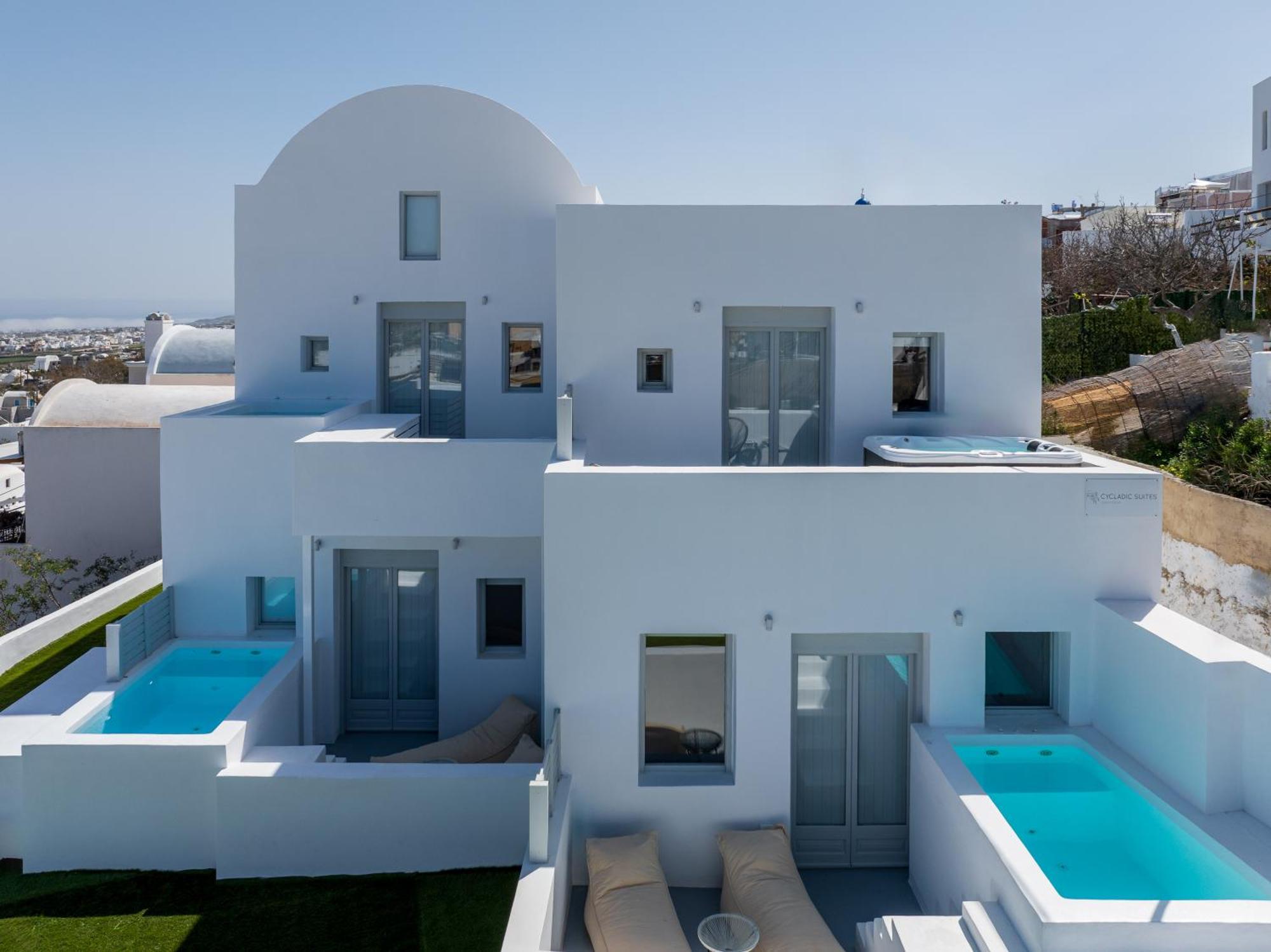 Cycladic Suites & Spa 费拉 外观 照片